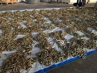 Cadena de Amarre G70 de 3/8 Pulgadas x 20 Pies con Ganchos de Sujeción, Cadena de Remolque de Alta Resistencia para Carga Segura