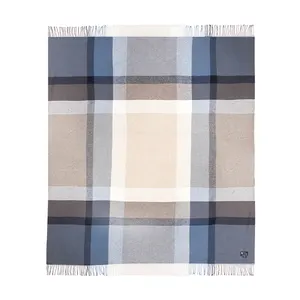 HengTai новый дизайн чистый цвет 140*200 см оптом одеяло с кисточками одеяло шерстяное одеяло для зимы