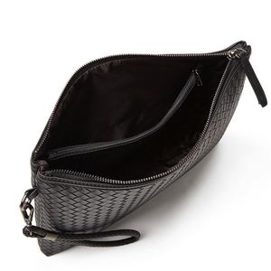 Portefeuille-pochette en cuir souple pour homme, grand sac pour téléphone, accessoire élégant pour affaires à porter sous le bras - Product Image 2