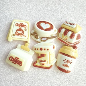 เคสโทรศัพท์มือถือเรซิ่นลายการ์ตูนแก้วกาแฟ 3 มิติ กิ๊บติดผม เครื่องประดับเรซิ่น DIY งานฝีมือเรซิ่นรูปแก้วกาแฟน่ารักสำหรับตกแต่ง - Product Image 5