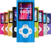 Lecteur MP3, lecteur de musique avec carte mémoire, lecteur de musique numérique portable/vidéo/enregistrement vocal/radio FM/lecteur de livres électroniques/visualiseur de photos