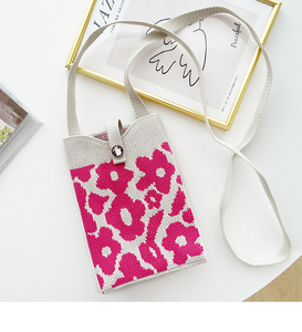 Vente en gros de sacs d'été au <span class=keywords><strong>crochet</strong></span> tricotés à la mode <span class=keywords><strong>2023</strong></span> sacs à bandoulière mignons pour femmes - Product Image 2
