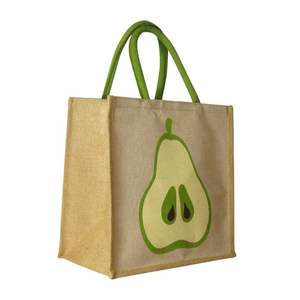 Bolsas de regalo ecológicas de algodón Juco plegables promocionales al por mayor con cremallera impresa elegante con logotipo personalizado para uso diario - Product Image 3