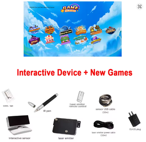 Độ Chính Xác Cao Phản Hồi Nhanh Tường Tương Tác Hệ Thống Chiếu Trò Chơi 3D Ảo Nhiều Người Chơi 55 Trò Chơi Cho Trẻ Em Vui Chơi Giải Trí Trung Tâm - Product Image 6