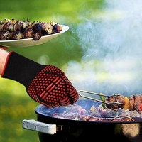 Gants de four antidérapants résistants à la chaleur pour accessoires de barbecue pour fumoir foyer barbecue et cuisson fumoir cuisine