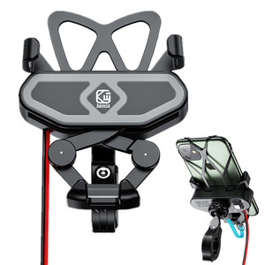 Waterproof 3.5-6.5 Inch <strong>Mobile</strong> <strong>Phone</strong> <strong>Support</strong> Bicycle <strong>Mobile</strong> Stand Cell <strong>Phone</strong> Holder <strong>for</strong> <strong>Motorcycle</strong> With USB Charger - Product Image 1
