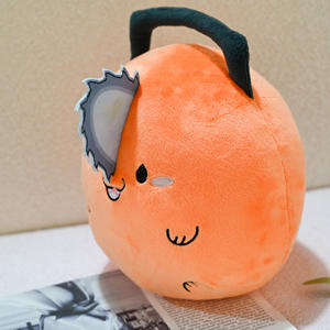 צעצועי קטיפה רכים בצורת כדור עם קישוט מסור שרשרת, פושיטה בהתאמה אישית לפי דמות אנימה, בובת קטיפה אישית - Product Image 4