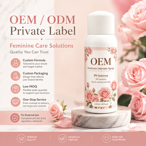 Spray désodorisant intime OEM à la rose naturelle, soin hydratant doux, pH équilibré, contrôle des odeurs, brume fraîche, spray Yoni - Product Image 3