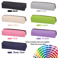 Idée cadeau personnalisé Oxford tissu fermeture éclair sac à crayons avec Logo en gros Portable papeterie sac de rangement stylo pochette étui
