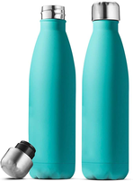 Botol Air Stainless Steel 17oz Dinding Ganda Vakum Terisolasi, Dapat Digunakan Kembali, Tersedia Warna & Pola Kustom