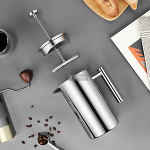 HIGHWIN Offre Spéciale résistant à la chaleur en acier inoxydable presse française café presse française cafetière - Product Image 3