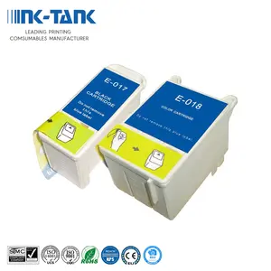 INK-TANK T017 T018 Premium Color Compatible Inkjet Ink Cartridge for Epson Stylus Color 680 777 Printer