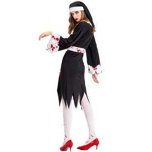 Costume de Nonne Sanglante d'Halloween, Tenue de Vampire ou de Zombie pour Adulte, Idéal pour Fêtes, Carnavals et Spectacles de Cosplay - Vente Flash - Product Image 5