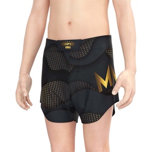 Elite Velcro Curved <span class=keywords><strong>Shoter</strong></span> Cut MMA Pantalones cortos de competición Ajuste ergonómico Tela resistente al sudor Diseñado para fuerza y velocidad - Product Image 5