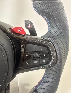 Nuevo Volante de Fibra de Carbono Forjado de Alta Calidad para <span class=keywords><strong>BMW</strong></span> X3 X5 CS, Ensamblaje de Volante Modificado con Cuero - Product Image 6