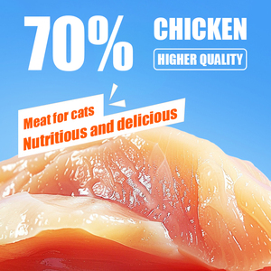 Sauce Lizi de haute qualité Poulet & Thon avec Fromage et Canneberge 90g Friandises crémeuses <span class=keywords><strong>pour</strong></span> chats à lécher Sans céréales Pochette de nourriture humide - Product Image 6