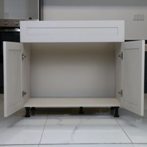 Meubles de cuisine en bois massif SANTOPOVA, les plus vendus, style shaker blanc/bleu, provenant de l'usine du Vietnam - Product Image 5