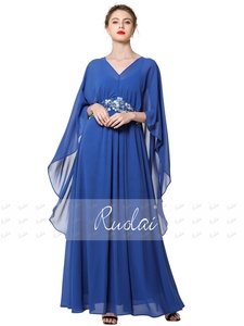 Ruolai BWC1017 simple A-ligne col en V broderie avec <span class=keywords><strong>veste</strong></span> robes de <span class=keywords><strong>demoiselle</strong></span> <span class=keywords><strong>d</strong></span>'<span class=keywords><strong>honneur</strong></span> pour femme - Product Image 5