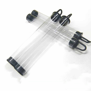 Tubes en plastique transparent bon marché avec bouchons à clapet, impression offset, diamètre 16 mm, volume 10 ml, pour artisanat et usage cosmétique, marque JH - Product Image 3