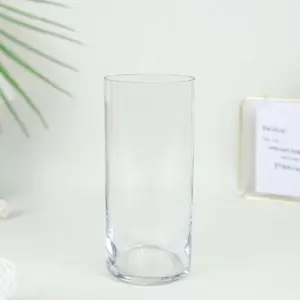 Modern Clear Glass Bud Vases Wholesale Classical Cheap Glass Flower Vases For Home Office And Wedding Decor