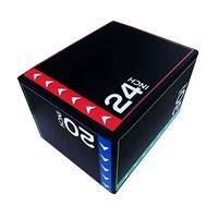 Prix usine 3-en-1 Soft Gym Jumping Box High Rebound Personal Training Fitness Plyo Boxes