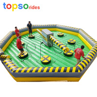 Gonflable Mécanique Wipe-out Fusion Manèges Jeu D'obstacle Jeux Interactifs Pour Enfants