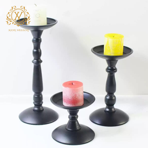 Bougeoir en fer rétro américain directement de l'usine, décoration d'ambiance pour table à manger, ornements décoratifs, modèle de colonne romaine <span class=keywords><strong>DR</strong></span>-240127 - Product Image 4