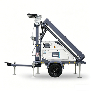 Torre <span class=keywords><strong>de</strong></span> Iluminación Portátil Atlas Copco MS4 con Energía Solar, Tres Luces LED SMD, <span class=keywords><strong>Maquinaria</strong></span> <span class=keywords><strong>de</strong></span> Ingeniería para Reparaciones <span class=keywords><strong>de</strong></span> Emergencia en el Tráfico - Product Image 2