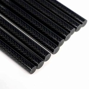 SHENYU Tige ronde en feutre de carbone 3K 5 mm légère et haute résistance pour cadre de drone, supports industriels et projets DIY - Product Image 5