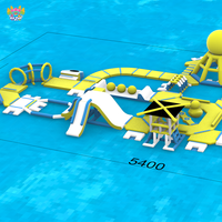Jouets aquatiques gonflables d'été très vendus pour les sports nautiques en parc, jouets flottants portables pour la natation en PVC durable