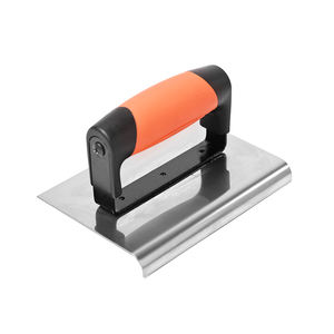 Outil à main en acier inoxydable Truelle à béton Truelle de plâtrage Truelle d'angle pour cloisons sèches - Product Image 1