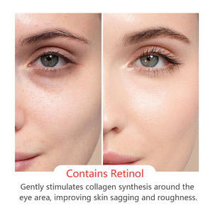 רטינול פפטיד סרום לעיניים אנטי אייג'ינג מיצוק הפחתת קווים עדינים החלקת קמטים שיפור צניחת עיניים קל משקל ספיגה מהירה - Product Image 4