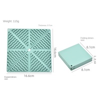 Tapis de cuisson en silicone carré pliable antidérapant, accessoire de cuisine