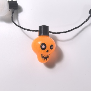 할로윈 파티를 위한 플라스틱 다채로운 해골 LED 빛나는 목걸이 장식 - Product Image 4