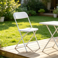 Chaise pliante en plastique au design moderne et minimaliste, empilable, pour bureau, conférence, école, exposition, loisirs, avec dossier