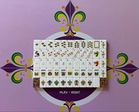 Jeu de Mahjong en Acrylique 2026 – Motif Carnaval Festif – Jeu de Société pour Famille et Fêtes – Tuiles de Jeu d'Intérieur