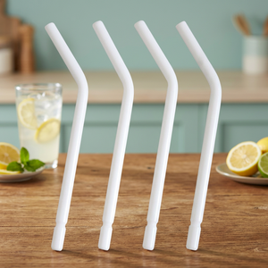 Embouts de seringue jetables 3 voies en PVC blanc de classe I sans conduit interne pour air et eau, 80x3.87mm, durée de conservation de 6 mois - Product Image 3