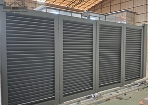 Nhôm cantilever gấp Cổng An toàn cổng sau cửa chớp mới thiết kế cổng - Product Image 3