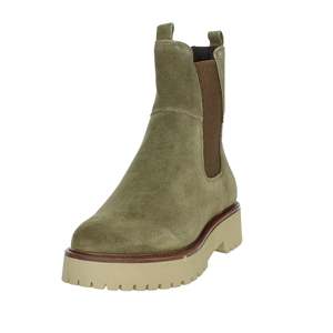 Botas de Tobillo Bajas para Mujer Cinzia Soft, Color Verde, Suela Gruesa, Botas de Moda - Product Image 5