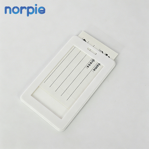 Étiquettes de bagages vierges imprimables UV en PVC souple avec carte insérable <span class=keywords><strong>pour</strong></span> l'identification des valises, cadeau promotionnel - Product Image 6