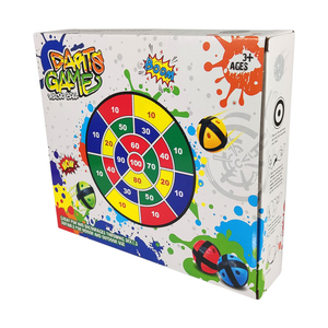 Jeu de fléchettes pliable en tissu doux de grande taille 29'' avec logo personnalisé, 12 balles collantes, cadeau pour les passionnés de fléchettes - Product Image 6