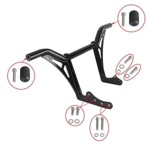 Barra de Protección Delantera para Motor para Harley Softail <span class=keywords><strong>Fat</strong></span> <span class=keywords><strong>Bob</strong></span> 114 <span class=keywords><strong>2018</strong></span> ~ 2024, Diseño Apto para Acrobacias, Estructura Soldada Confiable - Product Image 3