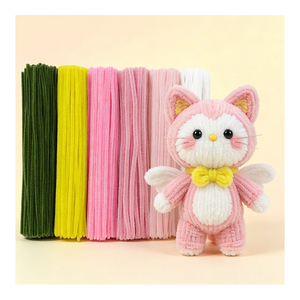 Premium Chenille Fuzzy <b>Wire</b> <b>Craft</b> Kit For DIY Educational Art Projects And Creative Fuzzy <b>Wire</b> Flower Decoration For Home - Product Image 3