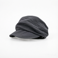 Gorra octogonal fina y transpirable con diseño apilado, versátil, que estiliza el rostro, estilo pintor artístico