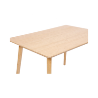 Table à manger et chaises de cuisine en bambou naturel Meubles de style design chinois pour la salle à manger