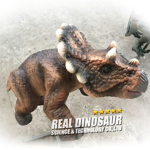 Marionnette <span class=keywords><strong>de</strong></span> <span class=keywords><strong>dinosaure</strong></span> contrôle des mains, en solde, bébés Triceratops, à vendre - Product Image 4