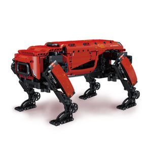 Khuôn Vua 15067S Ứng Dụng Điều Khiển Màu Đỏ Robot Con Chó Điện Động Lực Xây Dựng Khối 15075 Moc Đặt Trẻ Em Tự Làm Lắp Ráp Gạch Quà Tặng - Product Image 1