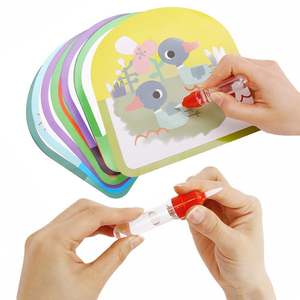 儿童艺术魔法水彩画套装动物儿童绘画套装DIY创作手工工艺 - Product Image 3