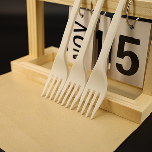 Tenedor CPLA Quanhua Trade, Biodegradable, Compostable, Desechable, para Frutas - Product Image 2