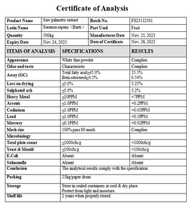 100% tự nhiên <span class=keywords><strong>Saw</strong></span> <span class=keywords><strong>Palmetto</strong></span> chiết xuất giá cấp thực phẩm tinh khiết <span class=keywords><strong>Saw</strong></span> <span class=keywords><strong>Palmetto</strong></span> chiết xuất bột - Product Image 4